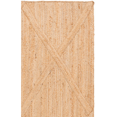 Flatweave Geometric Jute Rug