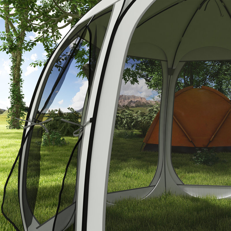 Tente escamotable pour 6 personnes, Beige