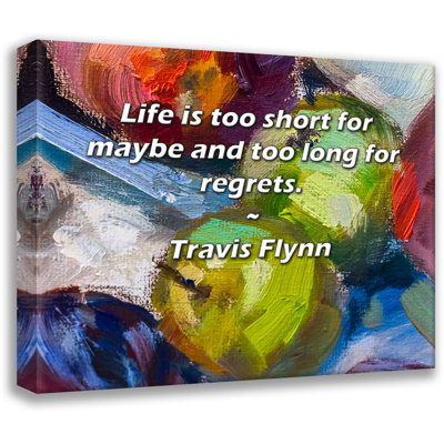 Astoria Grand Gallery Wrapped Canvas By Sara Holland: "Maybe I am a mystery - a secret - that needs u
