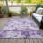Jedikiah Washable Damask Indoor / Outdoor Rug-1682913170