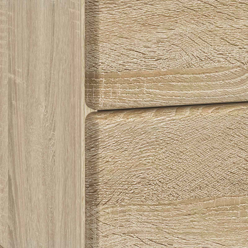 43cm W Manufactured Wood Bedside Table, Sonoma Oak