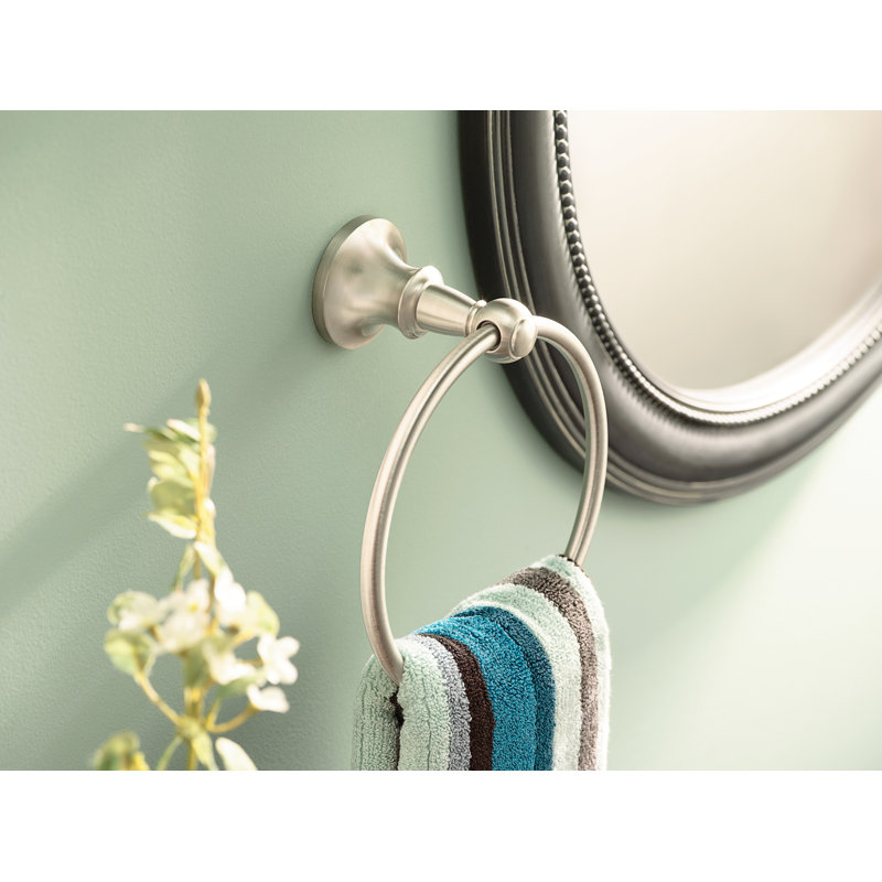 Vale Towel Ring, Brushed Nickel