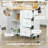 Khloi Solid Wood Top Kitchen Cart