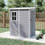 Asjha 5ft.W x 4ft. D Plastic Pent Tool Shed