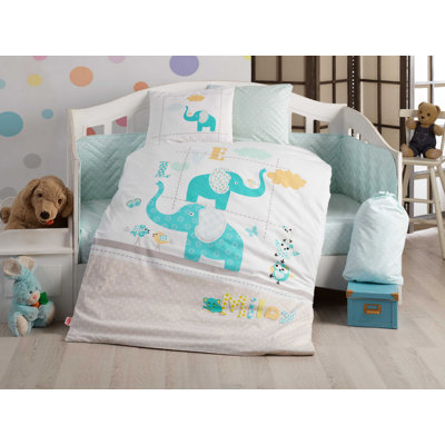 Ensemble de housse de couette 100% coton 4 pièces Araiza