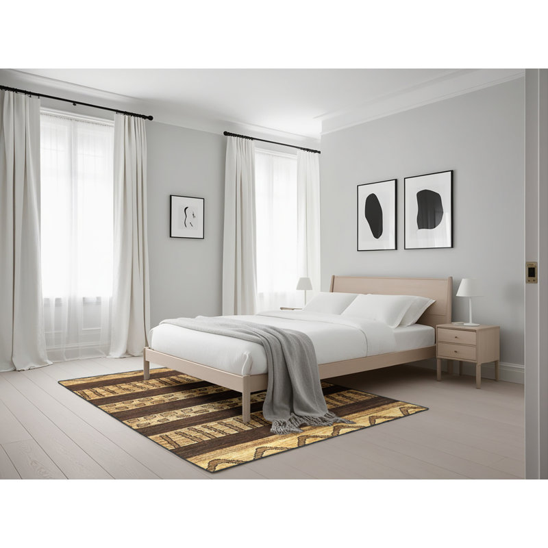 Tapis abstrait moderne 421, Rectangle 5 pi x 7 pi
