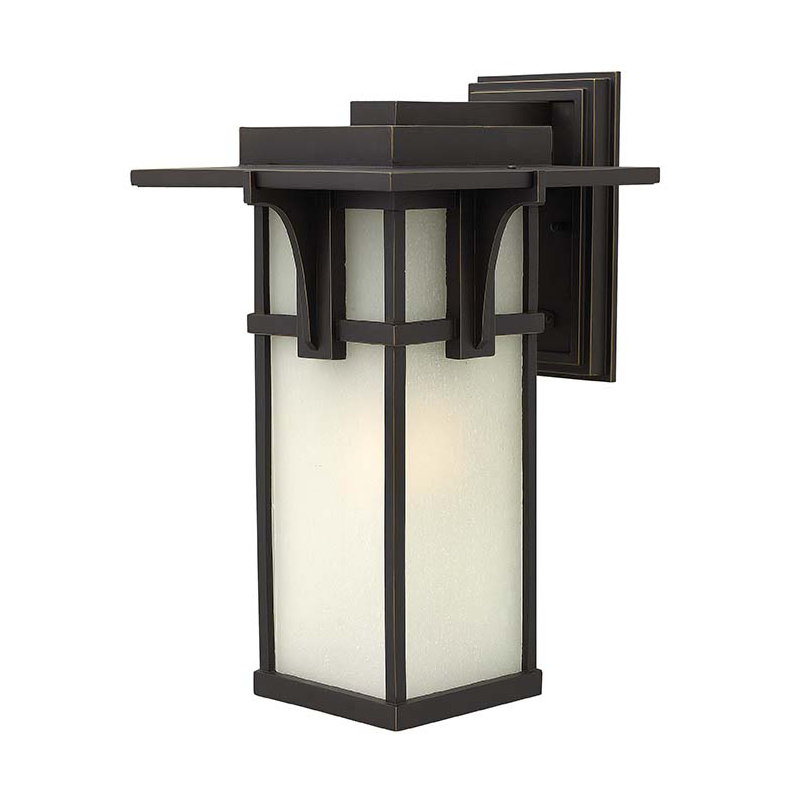 Manhattan 1-Light Outdoor Wall Lantern, 100W Max Medium