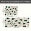 Ensemble de 2 tapis de cuisine Lucky Clover