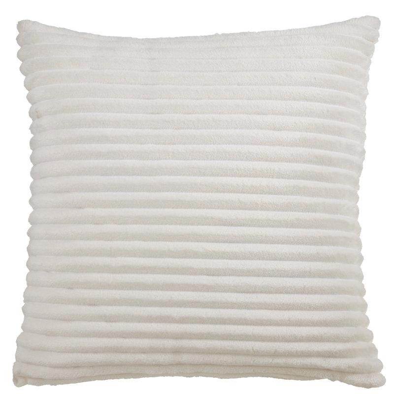 Cora Cllection Reversible Throw Pillow, Polyester/Polyfill, Ivory