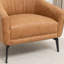 Fauteuil demi-tonneau en simili cuir Ammon-868968216