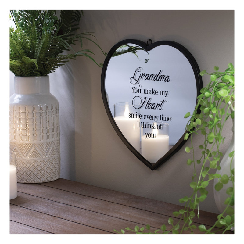 Eliab Metal, Glass Flat Wall Mirror