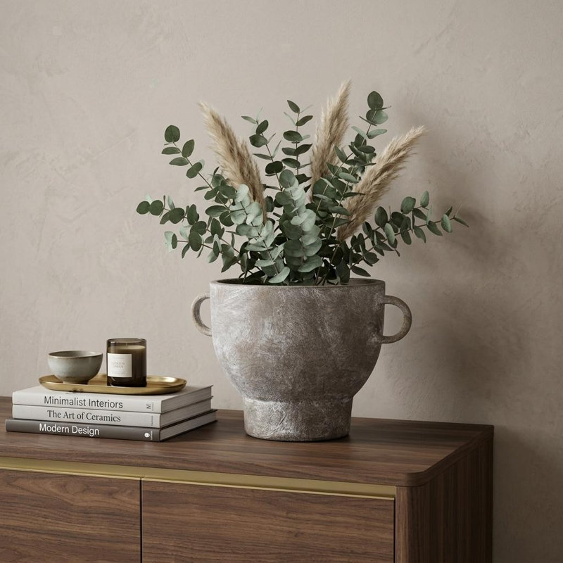 Vase de table 7 ", H 7 po x l 8 po x P 11 po