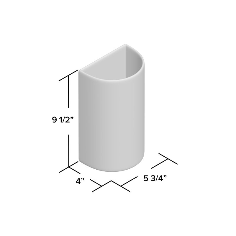 Ranks 1 - Light Flush Mounted Sconce, 9.5" H x 5.75" W x 4"D, Carrara Marble, Incandescent (Not included)