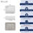 ELLAI Rectangle Vessel Sink Rectangular Bathroom Sink Countertop Ceramic Bowl 20.5"x15.7"x7.7”
