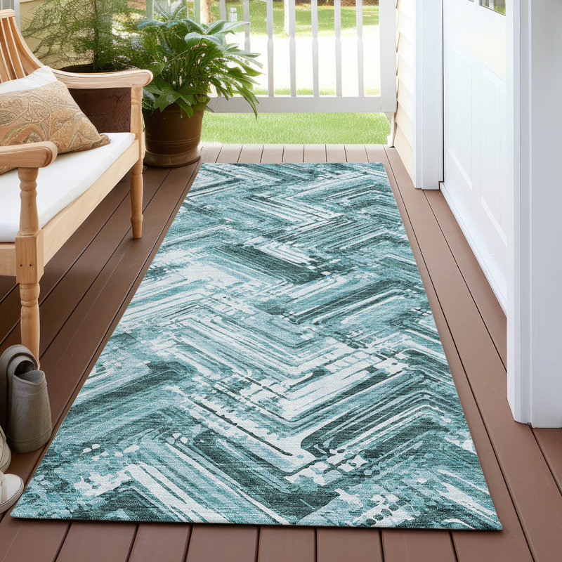Geometric Rug, Runner 2'3" x 7'6"