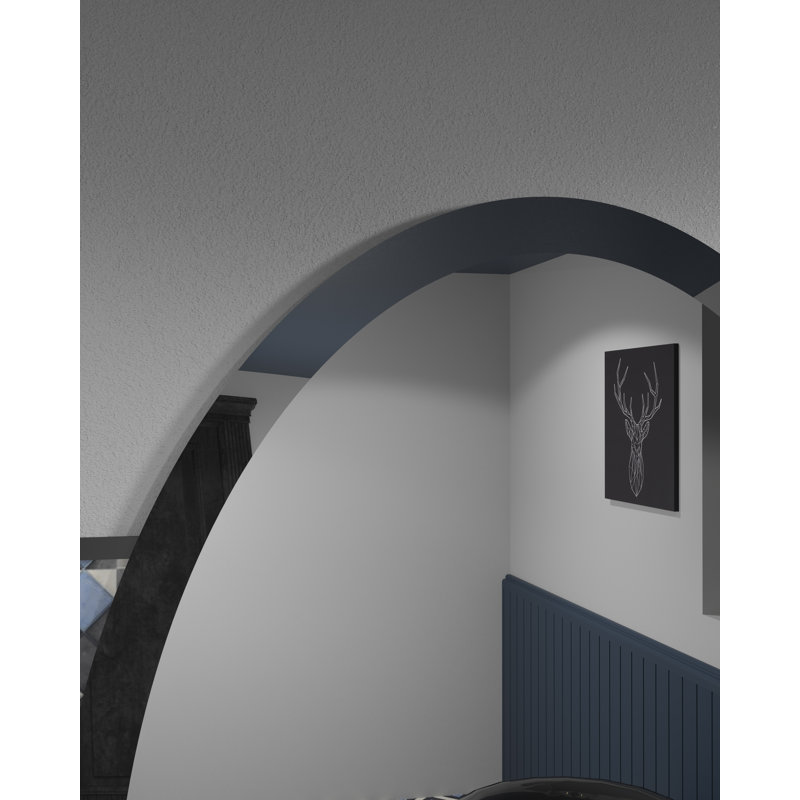 Aba Flat Wall Mirror, 90cm H x 60cm W