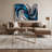 Gradient Abstract 63 Blue Canvas Wall Art-2028992091