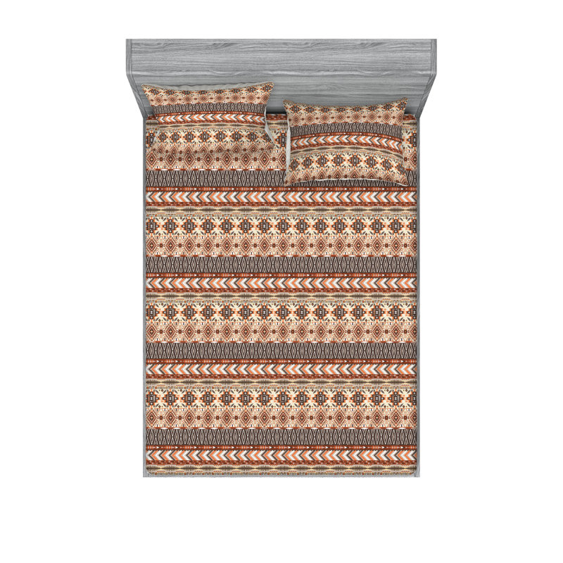 Full White Floral Microfiber Kids Sheet Set