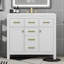Ensemble de meuble-lavabo moderne 36 po avec 4 tiroirs et 2 portes-370682532