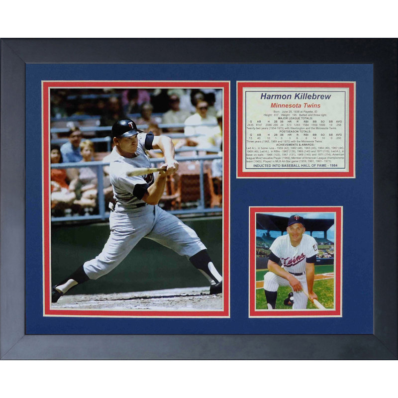 Souvenirs encadrée harmon killebrew
