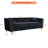 87.01"W Modern Tufted Velvet Sofa-1116233940