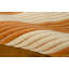 Ripple Wool Striped Area Rug in Pumpkin-169631341