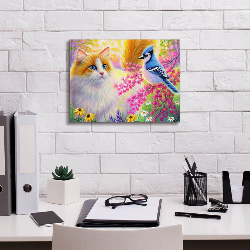 «Sunshine In Ambers Meadow» par Bridget Voth, H 12 po x l 16 po x P 0,75 po