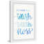Beautiful Bathroom Rules 1 Piece Single Picture Frame Wall Art-727070671
