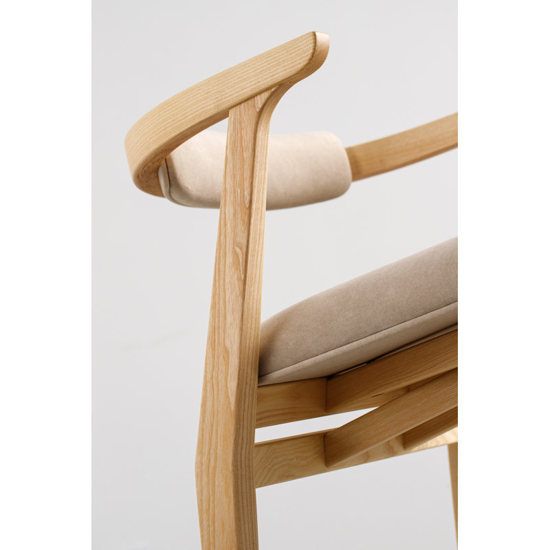 Ellis Dining Chair, Matte Ash, Beige