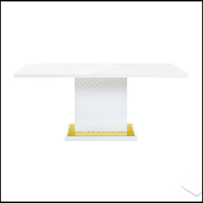 Table de salle à manger Gaines White