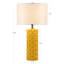 Lampe de table géométrique en céramique