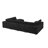 Campneaurelgates Corduroy Upholstered Modular Sectional-652419313