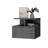 Macadamia 2-Tier Floating Nightstand With Shelf – Stylish And Functional Bedside Table-1583557779