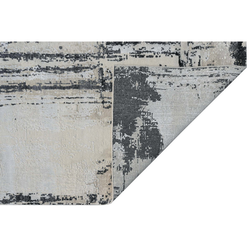 Handmade Wool Area Rug, Rectangle 8' x 10'