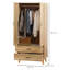 Khallil 2 Door Wardrobe