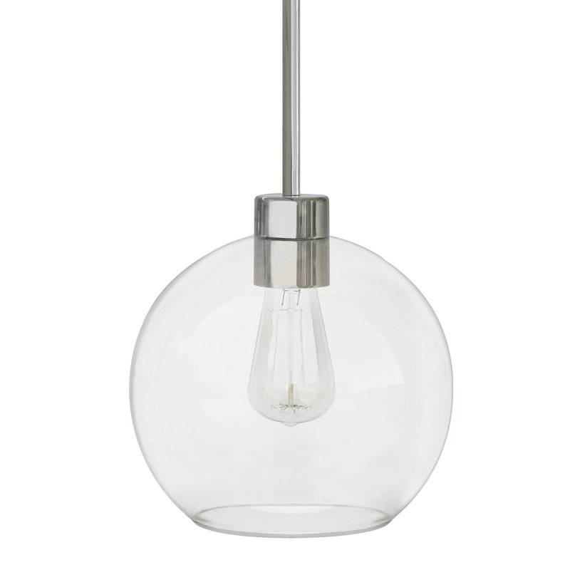 1 - Light Kitchen Island Pendant, Chrome