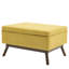 Table basse avec cadre en bois massif et rangement pour le vestibule et la salle familiale avec rembourrage de dossier de style Mid-Century en mousse haute densité-179428506