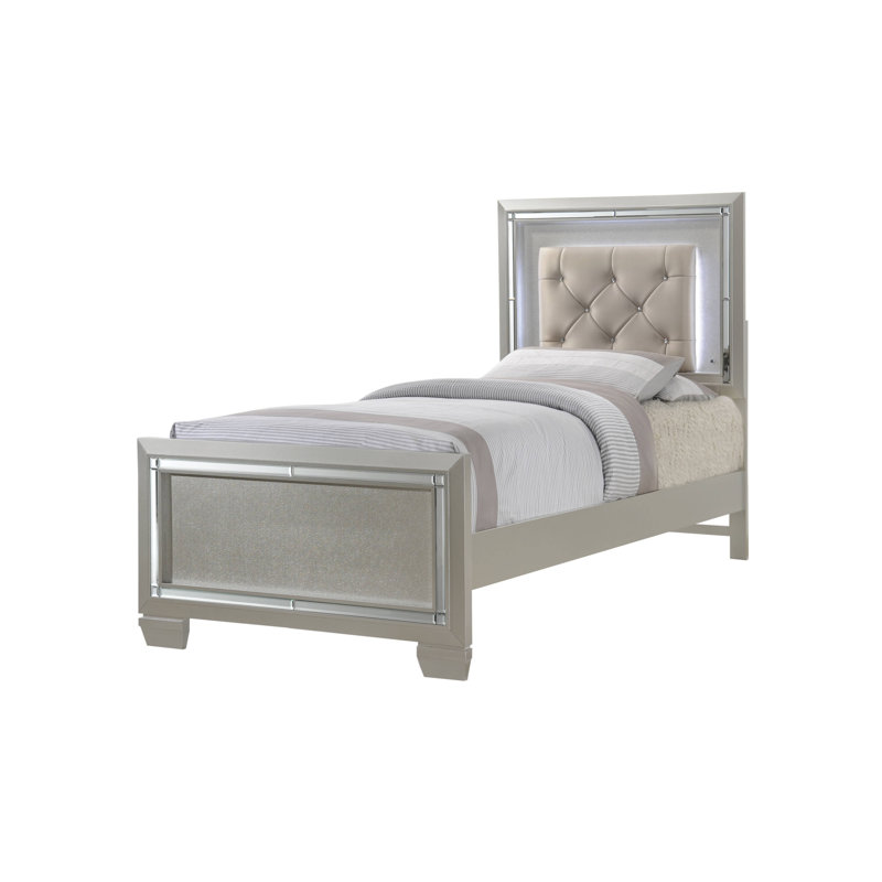 Twyla Upholstered Platform Bed, Twin