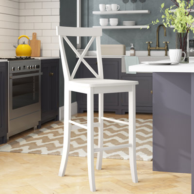 Guzik Solid Wood Bar Stool