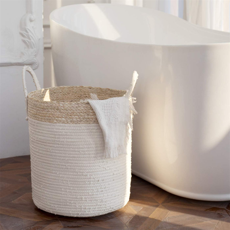 Fabric Laundry Basket with Handles