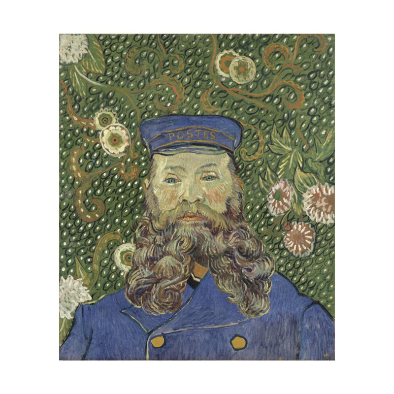 Portrait du facteur Joseph Roulin par Vincent van Gogh - Estampe numérique, H 20 po x l 16 po