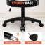 Chaise de bureau ergonomique en filet Nedrah-119222773-127449467
