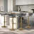 Ginko Modern Adjustable Bar Stools, Swivel Counter Stools with Upholstered Seat, Backrest, Footrest and Metal Frame for Kitchen and Home Bar -879564335-898201622-935555700