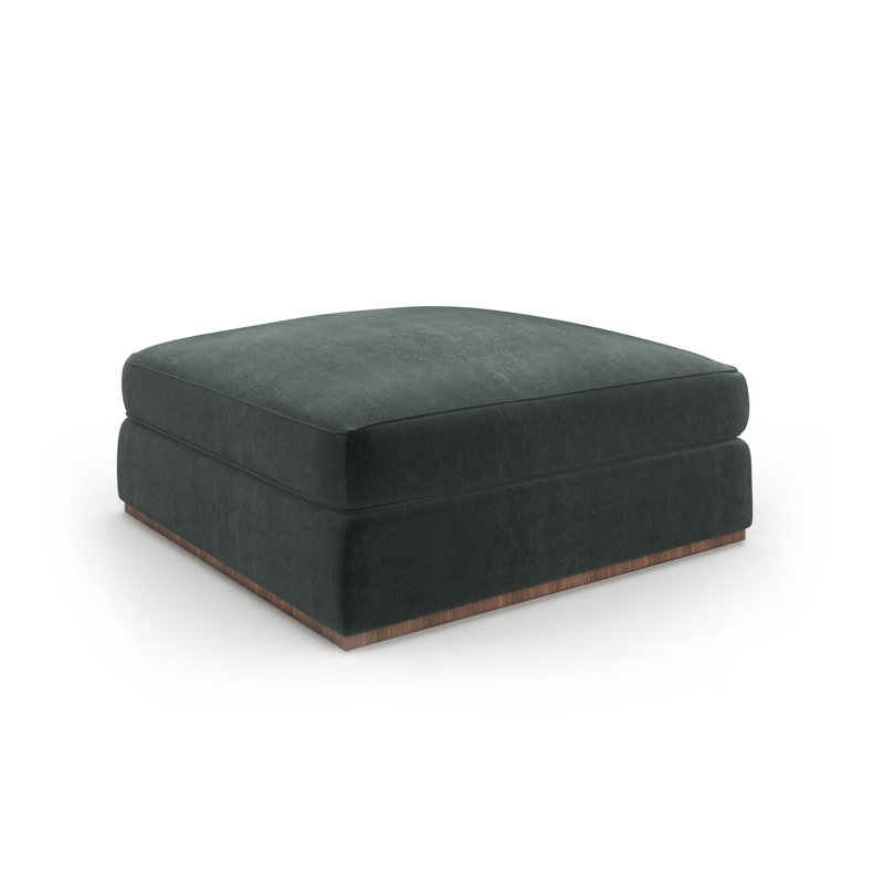 Bello Ottoman, Green Polyester