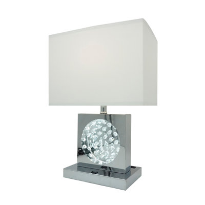Abat-jour rectangulaire en cristal 1pc