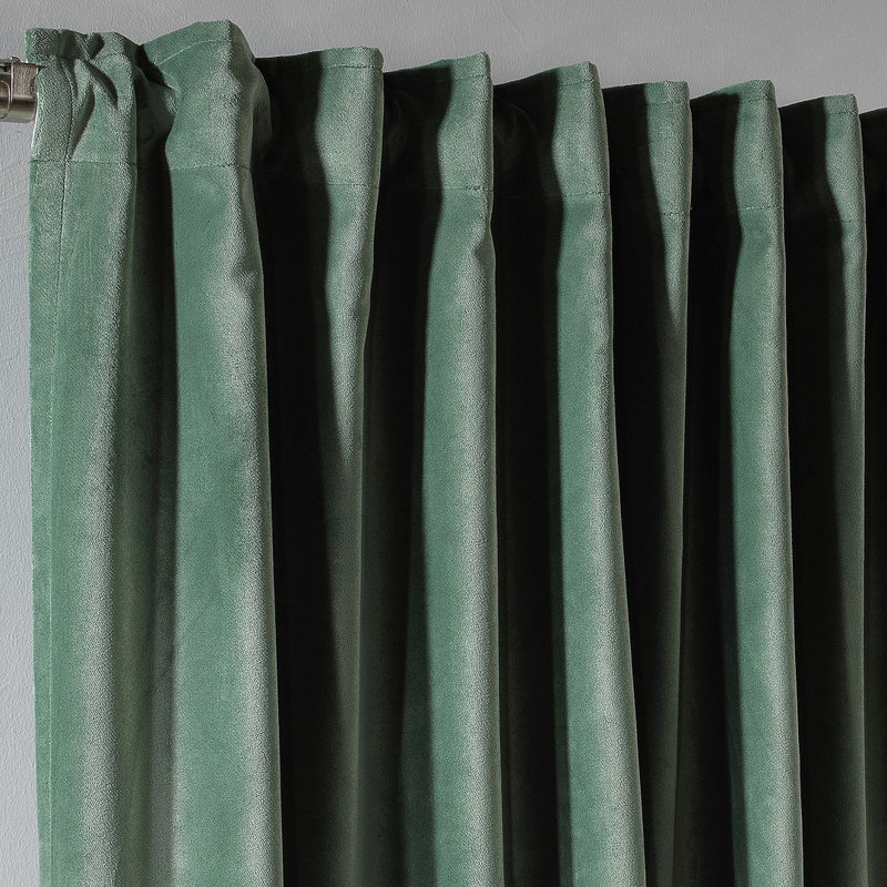 Soft Touch Velvet Kitchen Valance, 75 W x 60 D cm, 36 Xanadu