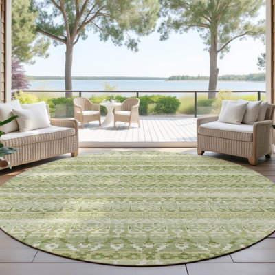 Tapis de sauge Xhevrie intérieur / extérieur lavable à la machine