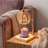 Linen  Ball Melt Candle Lamp Dimmable Timed Night Light -Free-137458182
