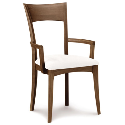 Ingrid 19.25'' H Upholstered Cherry Armchair