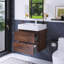 24 po Meuble-lavabo mural à simple cuve W-106844845-106844843